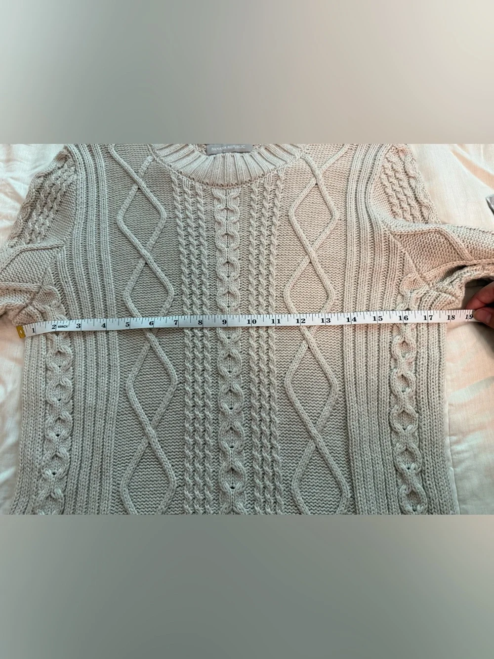 Banana Republic textured cable